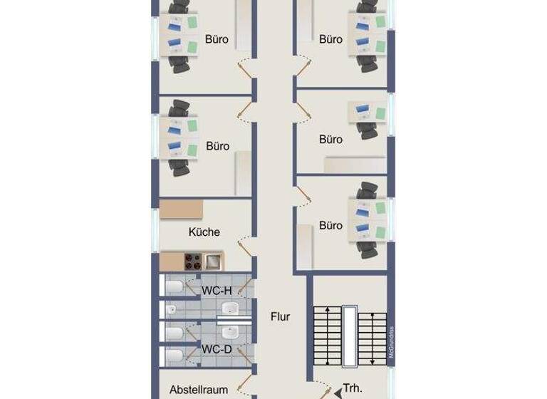 Bürofläche zur Miete 2.950 € 235 m² Bürofläche Tweelbäke Oldenburg 26135