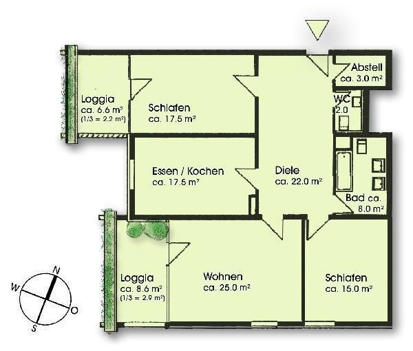 Wohnung zum Kauf 940.000 € 3 Zimmer 118 m²<br/>Wohnfläche Dreimühlen München 80469