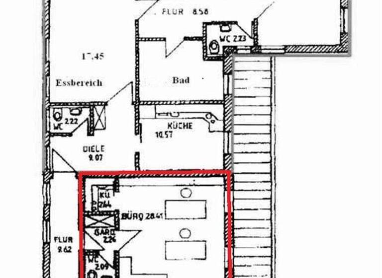 Büro zur Miete provisionsfrei 550 € 35 m² Bürofläche Hubertusstr. 2 Fürstenfeldbruck 82256