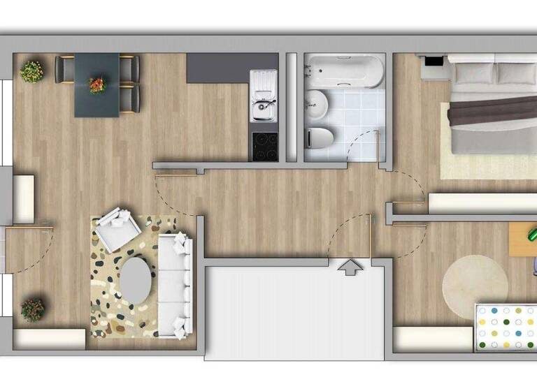 Wohnung zur Miete 428 € 3 Zimmer 59,4 m² 2. Geschoss Astonstraße 52 Sudenburg Magdeburg 39116