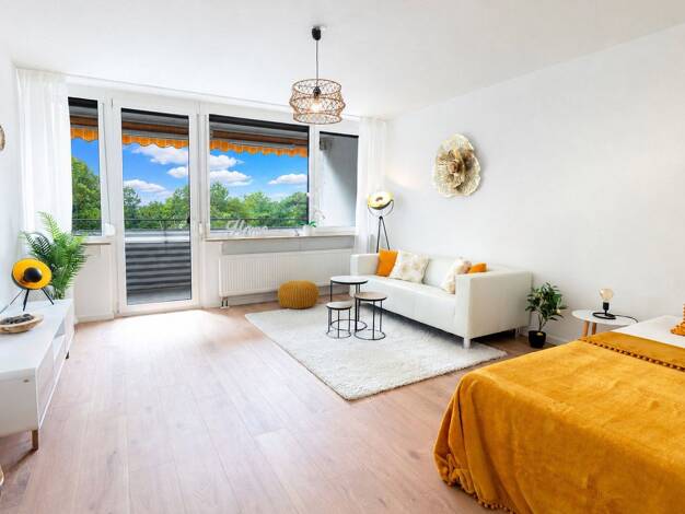 Studio zum Kauf provisionsfrei 170.000 € 1 Zimmer 36 m² 2. Geschoss Herrenbach Augsburg 86161