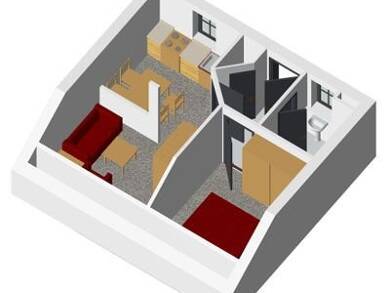 Wohnung zum Kauf 48.000 € 2 Zimmer 31,5 m² 1. Geschoss Viechtach Viechtach 94234