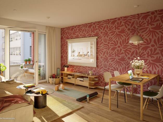 Wohnung zum Kauf - Neubau 395.000 € 1 Zimmer 44,6 m² 3. Geschoss Mörfelder Landstraße Sachsenhausen Frankfurt am Main 60598