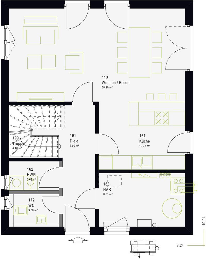 Einfamilienhaus zum Kauf 554.359 € 4 Zimmer 134 m²<br/>Wohnfläche 460 m²<br/>Grundstück Entringen Ammerbuch 72119