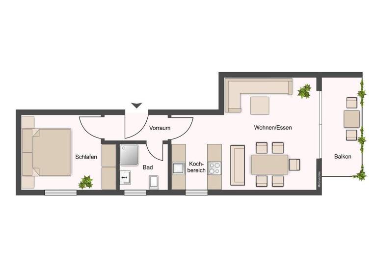 Wohnung zum Kauf 135.000 € 2 Zimmer 36,7 m² EG Seeboden am Millstätter See 9871