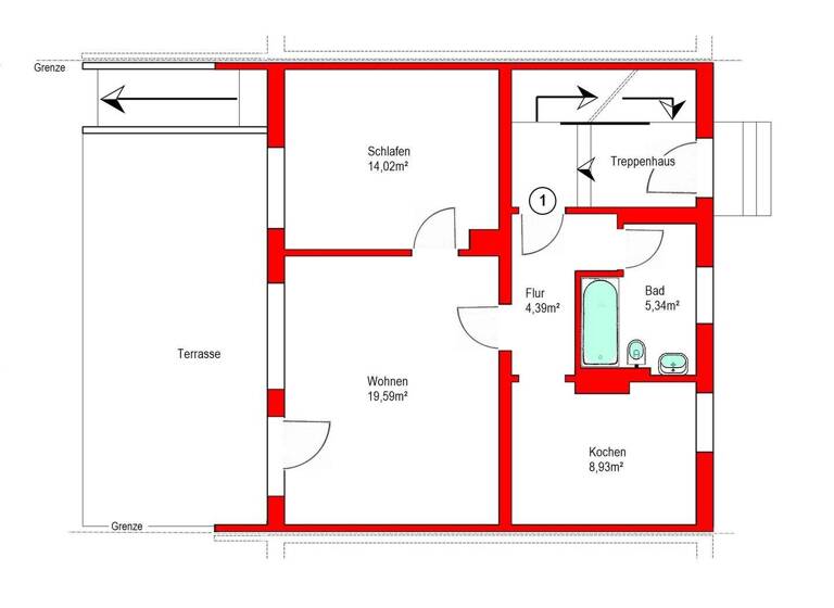 Reihenmittelhaus zum Kauf 425.000 € 7 Zimmer 170,6 m² 269 m² Grundstück frei ab sofort Riedenburger Straße 39 Röthenbach b Schweinau Nürnberg 90451