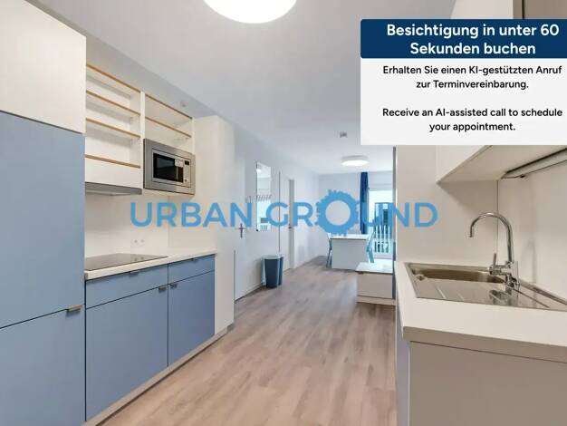 Studio zur Miete 536 € 1 Zimmer 17,3 m² 4. Geschoss frei ab 01.04.2026 Rathenaustraße Oberschöneweide Berlin 12459