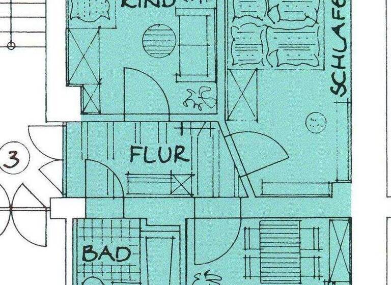 Wohnung zur Miete 310 € 3 Zimmer 58 m² frei ab sofort Zeißstr. 38 Hilbersdorf Chemnitz 09131