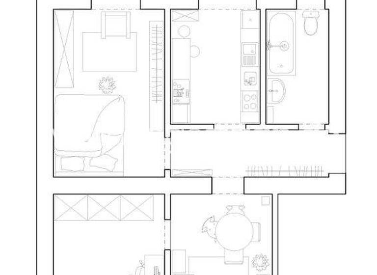 Studio zur Miete Tauschwohnung 755 € 3 Zimmer 60 m² 1. Geschoss Nippes Köln 50733