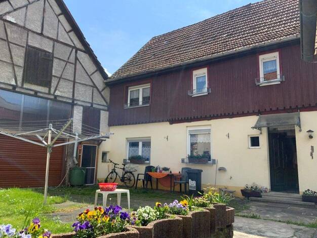 Bauernhaus zum Kauf 297.500 € 7 Zimmer 170 m² 385 m² Grundstück Bischleben-Stedten Erfurt 99094