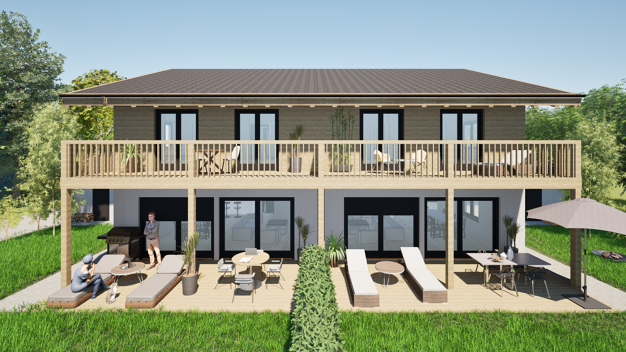 Doppelhaushälfte zum Kauf 768.890 € 4 Zimmer 130 m² 290 m² Grundstück Grassau Grassau 83224