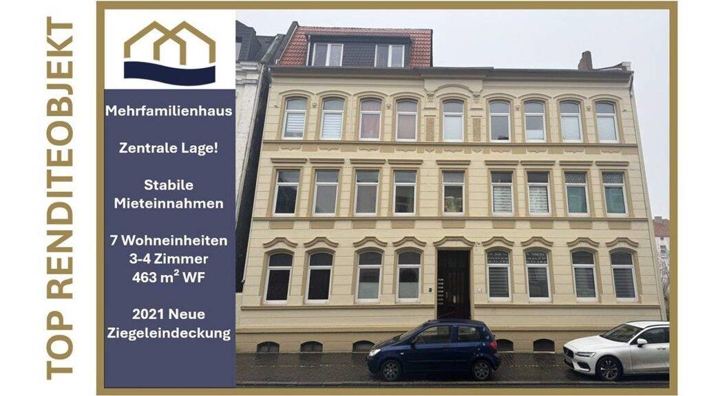 Mehrfamilienhaus zum Kauf 479.000 € 456 m² 366 m² Grundstück Börsenstraße 116 Bant Wilhelmshaven 26382