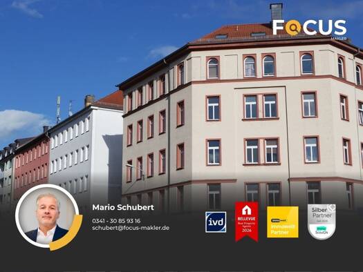 Wohnung zur Miete 610 € 3 Zimmer 60,3 m² 3. Geschoss Zweinaundorfer Straße 65 Anger-Crottendorf Ost 04318