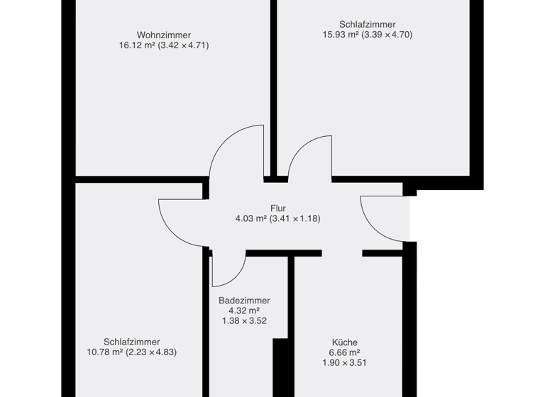 Wohnung zum Kauf 64.000 € 3 Zimmer 62,5 m² 6. Geschoss Helmut-Welz-Straße 31 Aschersleben 06449