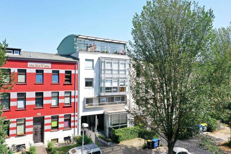 Wohnung zur Miete 899 € 1,5 Zimmer 42,1 m² EG Ulmenstraße 26 Kröpeliner-Tor-Vorstadt Rostock 18057