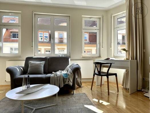 Studio zur Miete auf Zeit 890 € 1 Zimmer 38 m² frei ab 01.07.2026 Zentrum-Ost Leipzig 04103