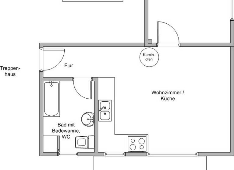Wohnung zur Miete 685 € 2 Zimmer 58 m² EG frei ab 01.07.2026 Auf der Höhe 15 Remderoda Jena-Remderoda 07751