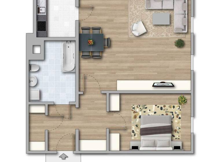 Wohnung zur Miete 279 € 2 Zimmer 52,5 m² 4. Geschoss Poppitzer Platz 1 Altriesa Riesa 01589