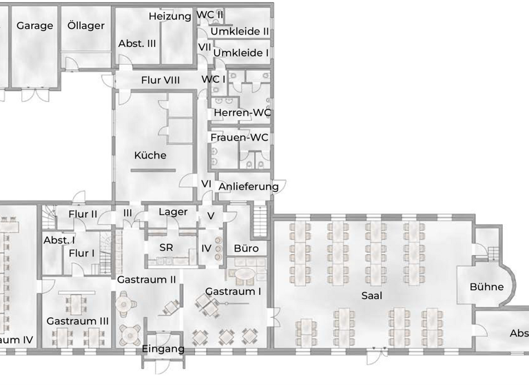 Restaurant zum Kauf provisionsfrei 379.000 € 686,4 m² Gastrofläche 1.933 m² Grundstück Jessen Jessen (Elster) 06917