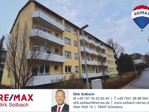 Wohnung zur Miete 750 € 2 Zimmer 55 m² frei ab sofort Sonnenbühlstraße 14 Königsbau Konstanz 78464