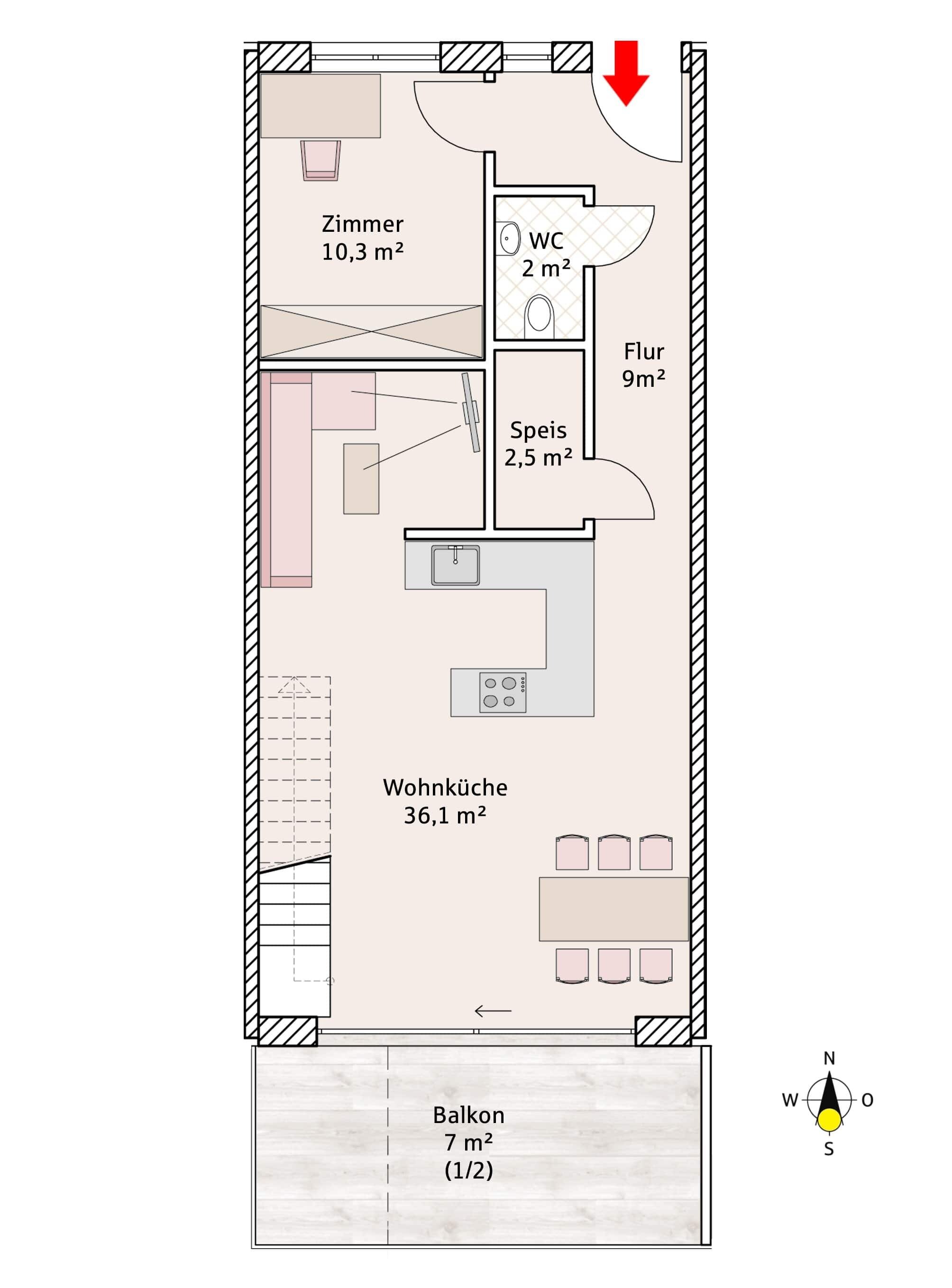 Maisonette zum Kauf provisionsfrei 695.000 € 4 Zimmer 116 m²<br/>Wohnfläche Riedering 83083