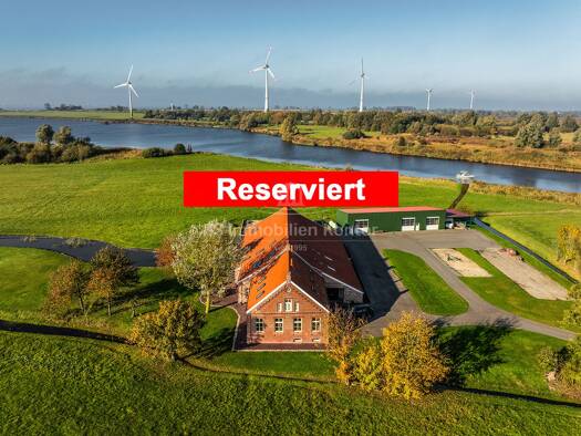 Einfamilienhaus zum Kauf 1.650.000 € 12 Zimmer 499,8 m² 39.335 m² Grundstück Wybelsum Emden 26723