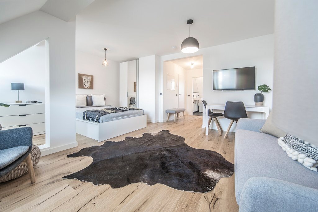 Wohnung zur Miete Wohnen auf Zeit 1.400 € 2 Zimmer 50 m²<br/>Wohnfläche 01.12.2024<br/>Verfügbarkeit Augustastraße Pempelfort Düsseldorf 40477