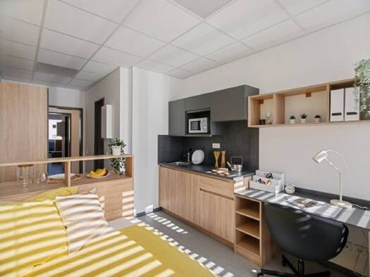 Studio zur Miete 349 € 1 Zimmer 17 m² frei ab sofort Wolframstraße 36 Nord Stuttgart 70191