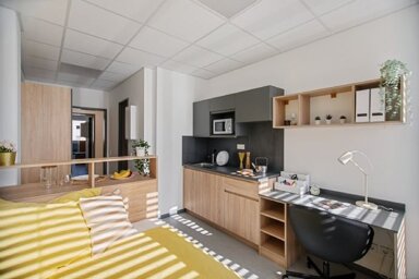 Studio zur Miete 349 € 1 Zimmer 17 m² frei ab sofort Wolframstraße 36 Am Pragfriedhof Stuttgart 70191