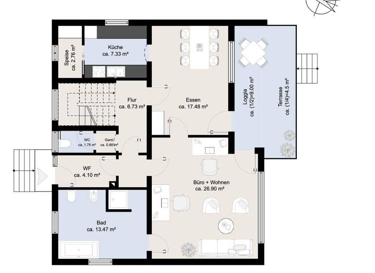 Einfamilienhaus zum Kauf 369.000 € 6 Zimmer 175 m² 941 m² Grundstück frei ab sofort Osterhofen 94486
