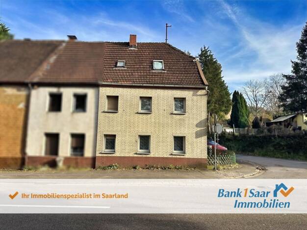 Reihenendhaus zum Kauf provisionsfrei 119.000 € 3 Zimmer 91 m² 389 m² Grundstück Schwarzenacker Homburg 66424