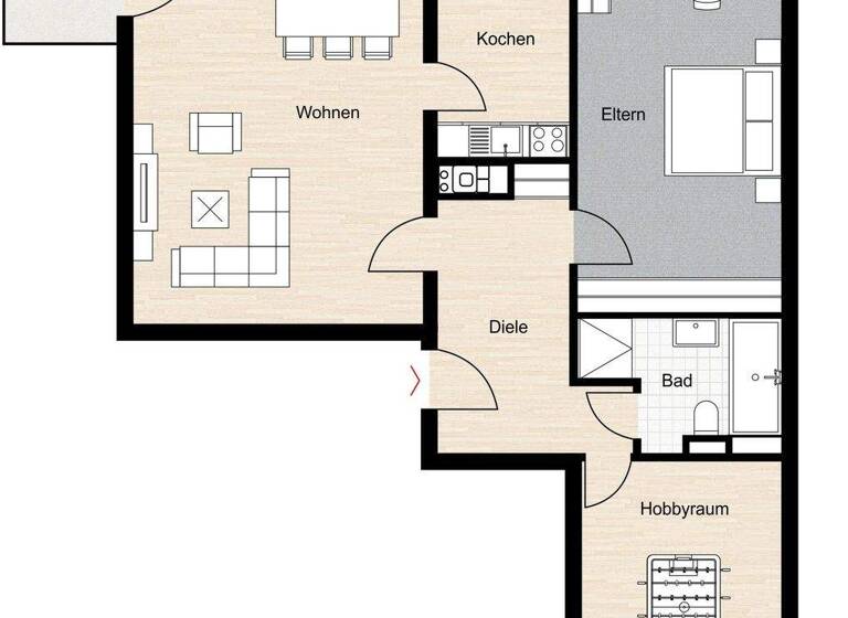 Wohnung zum Kauf 170.000 € 2 Zimmer 71 m² Emst Hagen 58093
