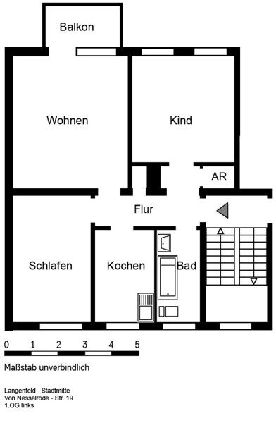 Wohnung zur Miete 745 € 3 Zimmer 71 m²<br/>Wohnfläche 1.<br/>Geschoss 31.03.2025<br/>Verfügbarkeit Von-Nesselrode-Str. 19 Langenfeld - Mitte Langenfeld 40764