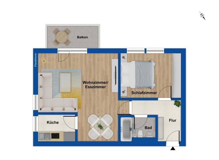 Wohnung zum Kauf 95.000 € 2 Zimmer 58,1 m² Possendorf Possendorf/Bannewitz 01728