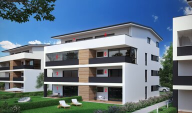 Terrassenwohnung zum Kauf provisionsfrei 522.750 € 4,5 Zimmer 112,3 m² 1. Geschoss Sigmaringen Achbergstraße 44 Sigmaringen Sigmaringen 72488