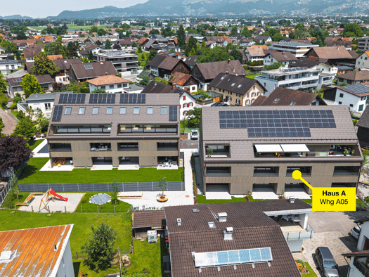 Terrassenwohnung zum Kauf - Erstbezug 375.000 € 2 Zimmer 50,4 m² Ringstraße 19 Feldkirch 6800