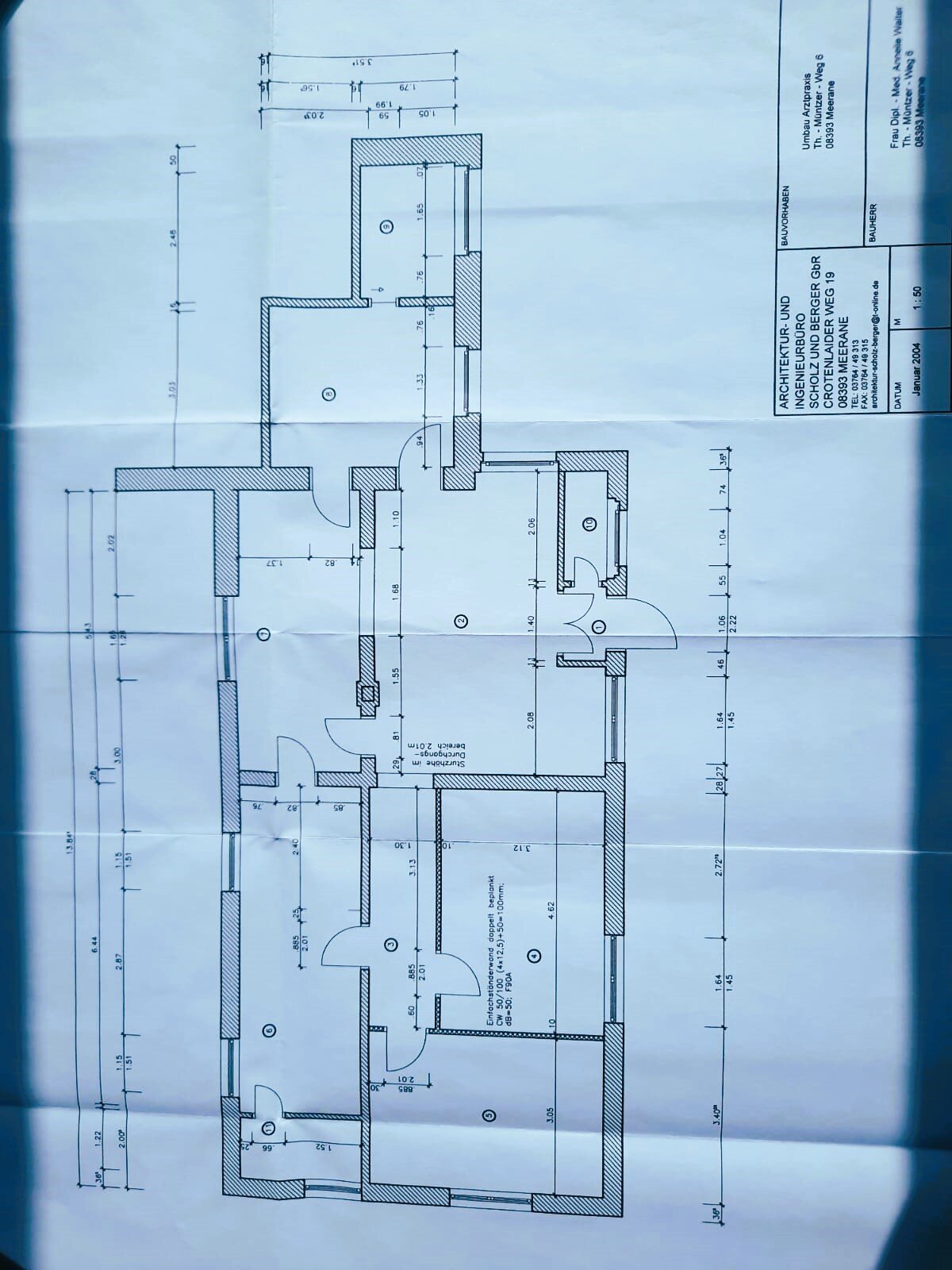 Praxisfläche zur Miete 750 € 7 Zimmer 110 m²<br/>Bürofläche Meerane Meerane 08393