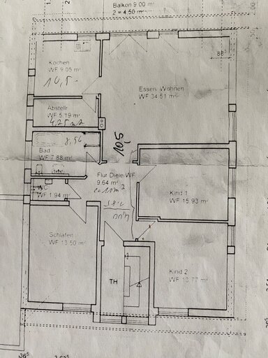 Maisonette zur Miete 1.250 € 4 Zimmer 125 m² 1. Geschoss Veilchenweg 6 Langensendelbach Langensendelbach 91094