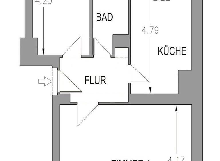 Wohnung zum Kauf 349.000 € 1,5 Zimmer 49 m² 3. Geschoss Prenzlauer Berg Berlin 10407