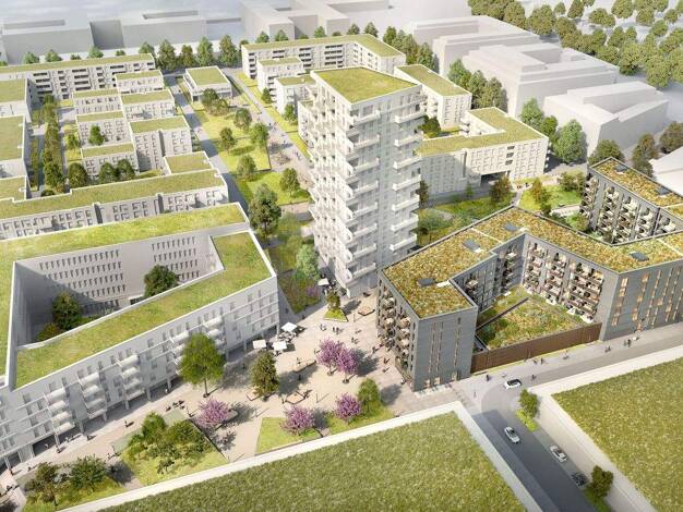 Wohnung zum Kauf - Neubau provisionsfrei 575.900 € 3 Zimmer 74,2 m² 5. Geschoss Marlene-Dietrich-Str. 18 Heerdt Düsseldorf 40549