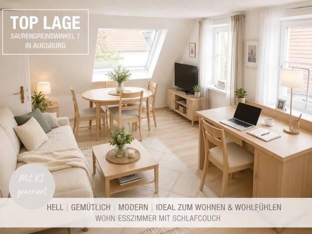 Wohnung zum Kauf provisionsfrei 149.000 € 2 Zimmer 29 m² 2. Geschoss Saurengreinswinkel 7 Innenstadt Augsburg 86150