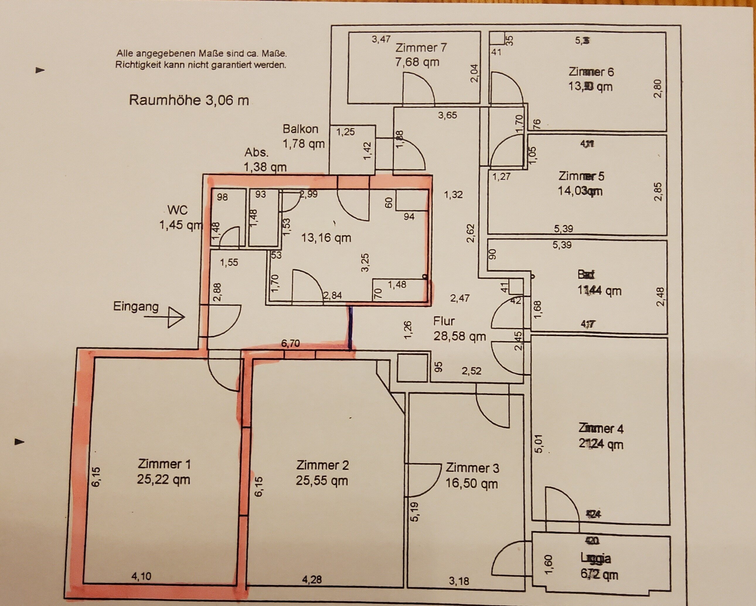 Wohnung zur Miete 1.835 € 8 Zimmer 184 m²<br/>Wohnfläche 2.<br/>Geschoss Nibelungenviertel Hummelstein Nürnberg 90461