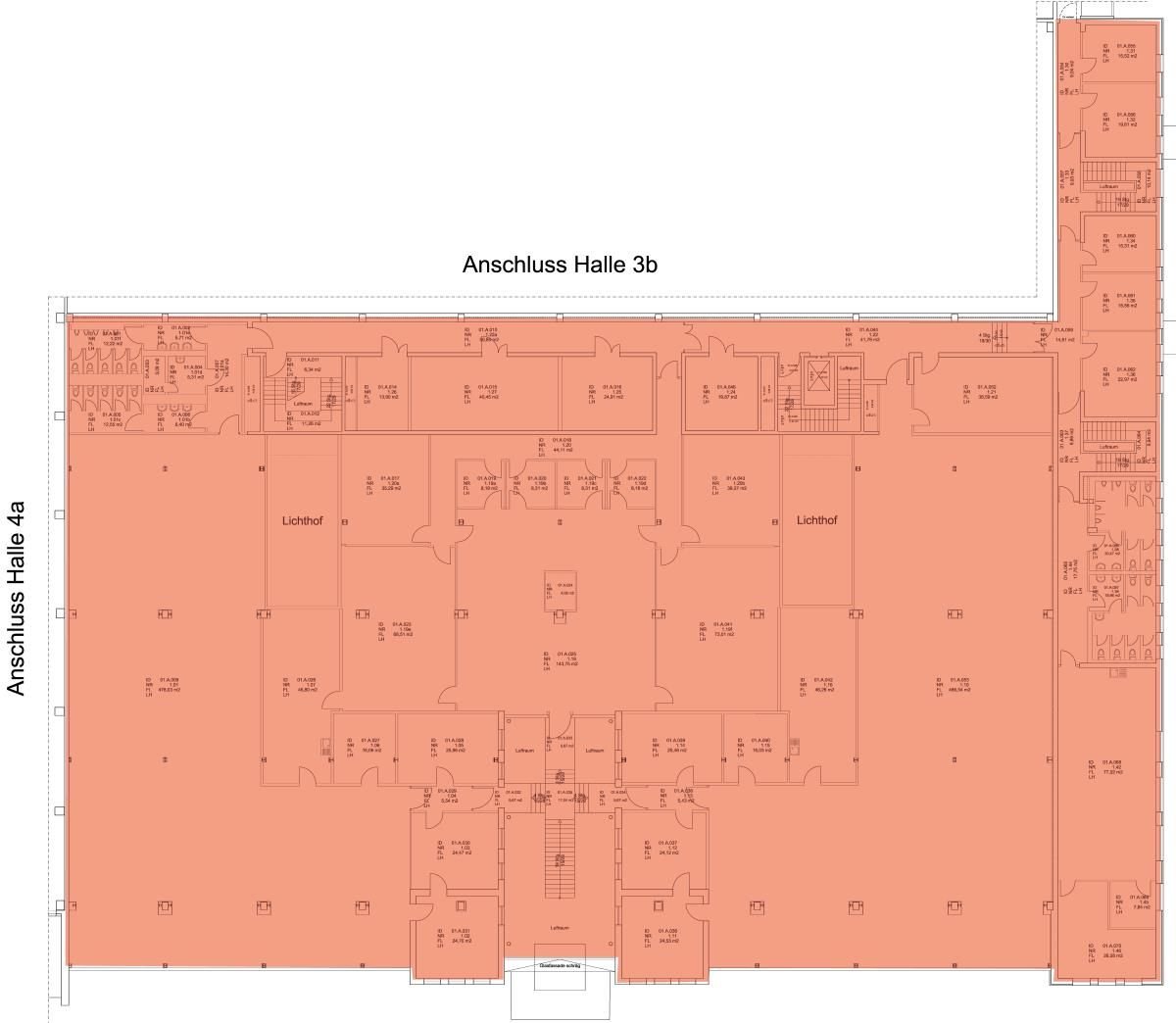 Bürofläche zur Miete 7,10 € 3.456,1 m²<br/>Bürofläche Bernauer Str. 56 Gispersleben Erfurt 99091