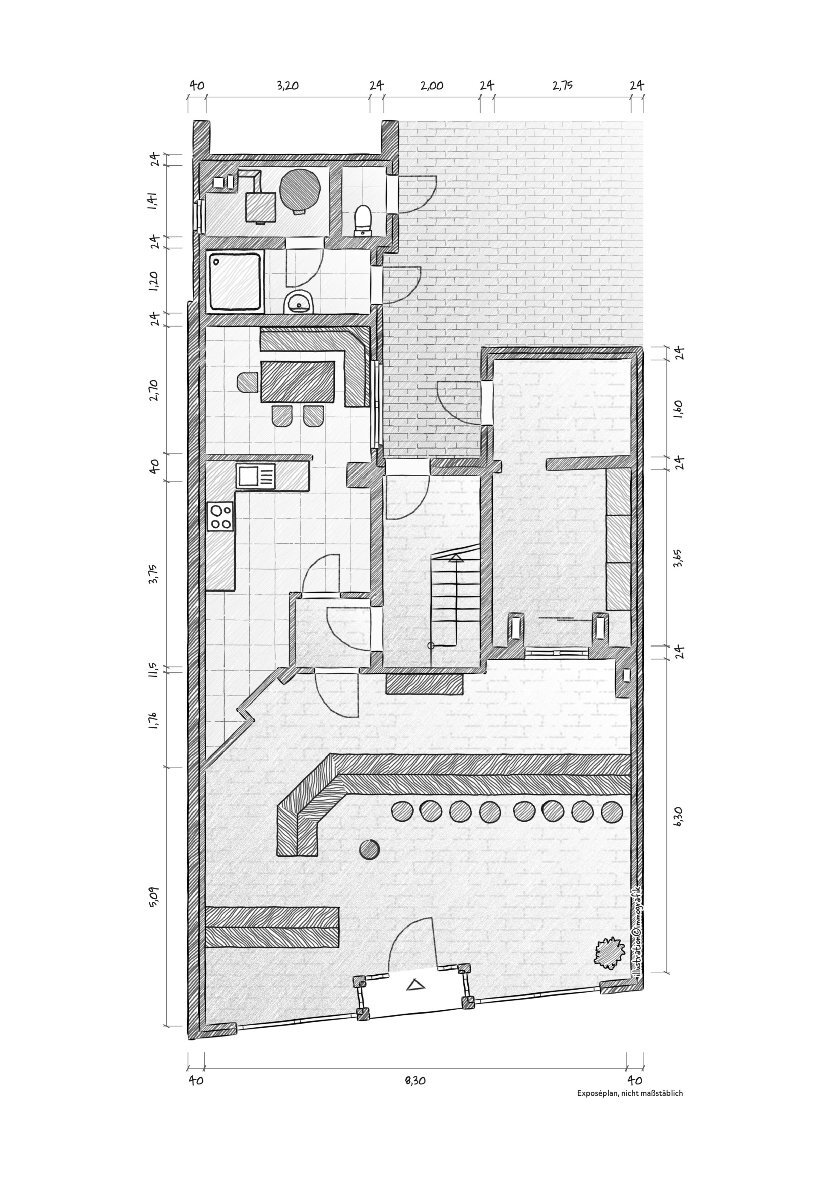 Mehrfamilienhaus zum Kauf 520.000 € 10 Zimmer 264 m²<br/>Wohnfläche 399 m²<br/>Grundstück Mehlem-Rheinaue Bonn 53179