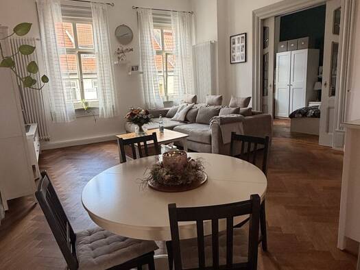 Wohnung zur Miete 970 € 3 Zimmer 110,6 m² 1. Geschoss frei ab 01.10.2026 Erfurter Straße 14 Mühlhausen Mühlhausen/Thüringen 99974
