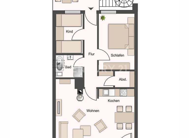 Wohnung zum Kauf 227.400 € 3 Zimmer 61 m² 1. Geschoss Carolinensiel Wittmund 26409