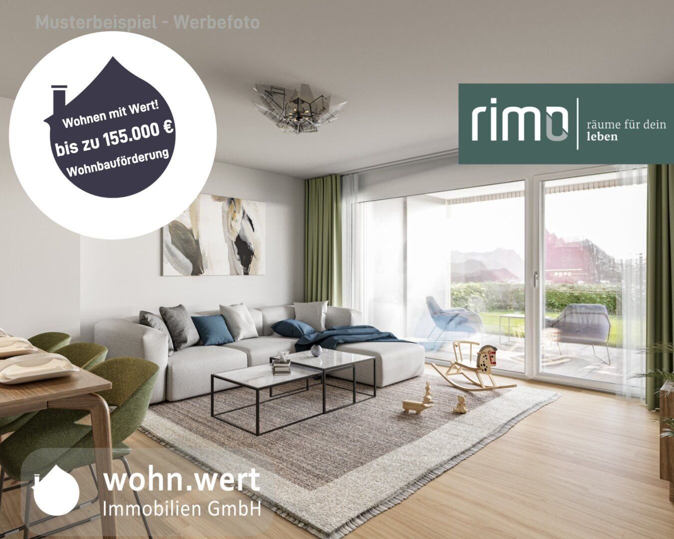 Wohnung zum Kauf 525.000 € 3 Zimmer 71 m²<br/>Wohnfläche EG<br/>Geschoss 01.12.2024<br/>Verfügbarkeit Kneippgasse 43 + 45 Götzis 6840