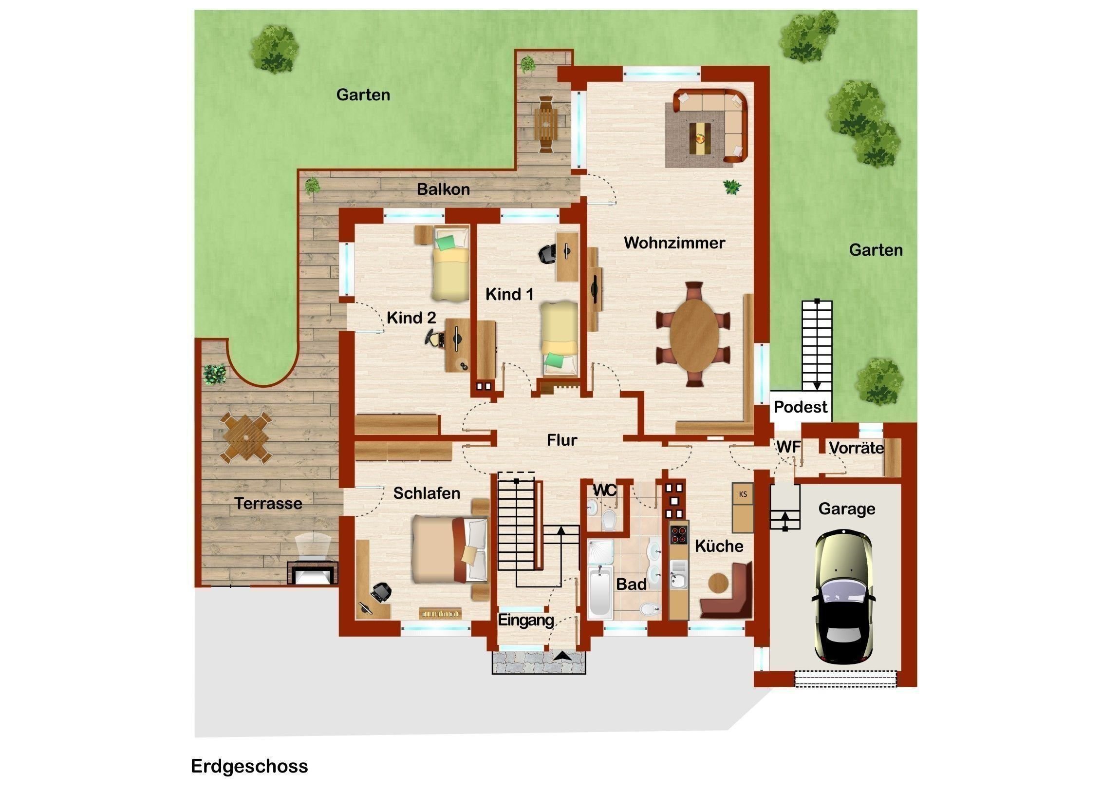 Einfamilienhaus zum Kauf 698.000 € 9 Zimmer 256 m²<br/>Wohnfläche 566 m²<br/>Grundstück Versbach Würzburg 97078