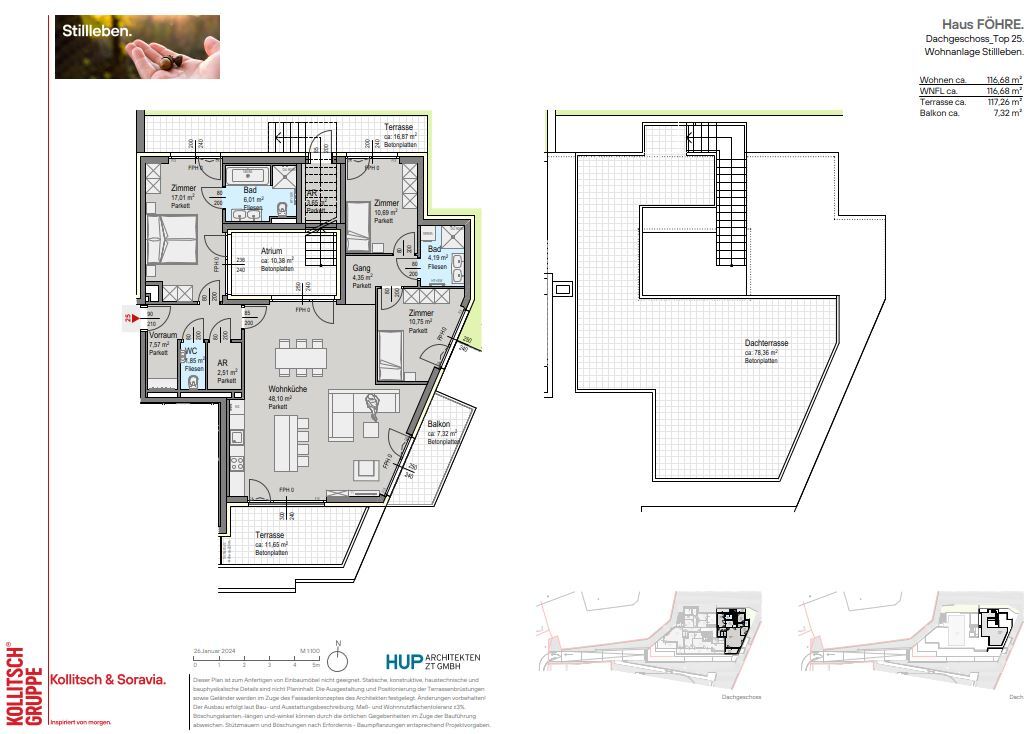 Wohnung zum Kauf provisionsfrei 799.300 € 4 Zimmer 116,7 m²<br/>Wohnfläche EG<br/>Geschoss Kaltenleutgeben 2391