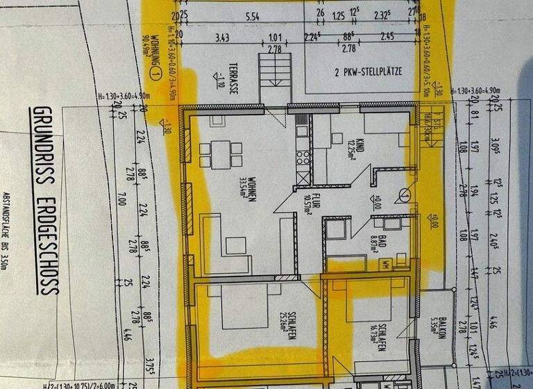 Wohnung zur Miete 970 € 3 Zimmer 90 m² EG Bräugaßl 10 Hemau 93155